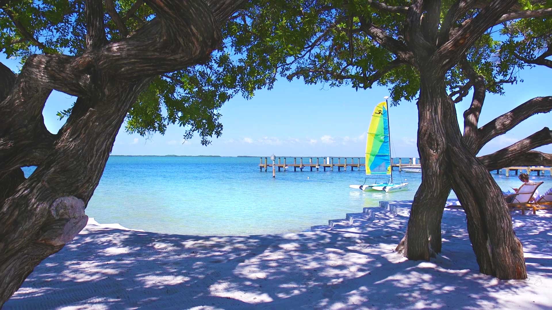 View from Playa Beach of Florida Bay